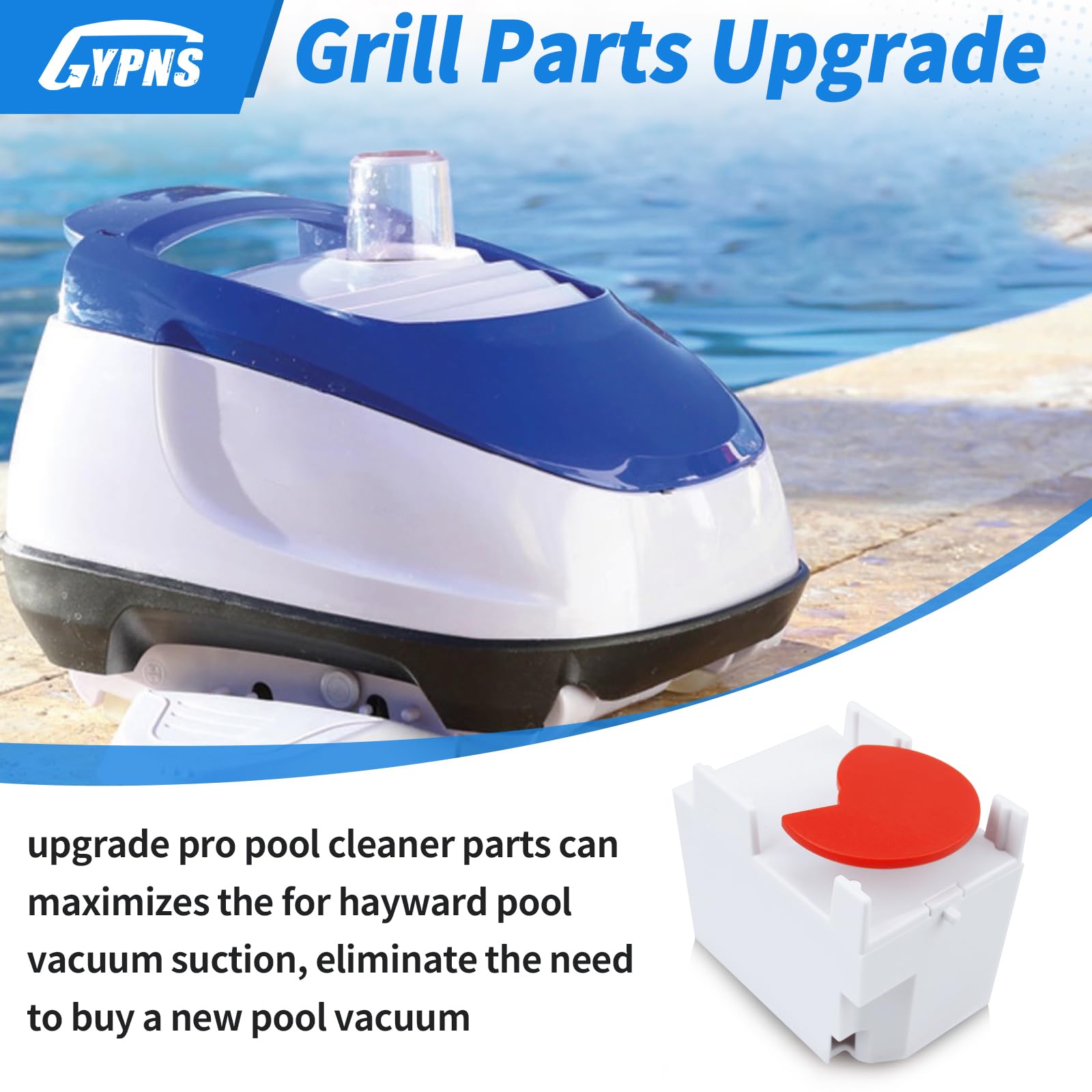 GYPNS durable pool cleaner parts enhance suction performance