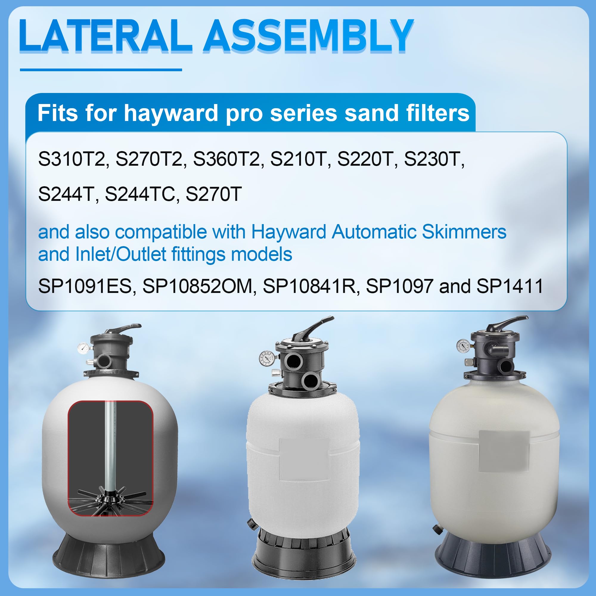 GYPNS SX244DA durable threaded lateral resists cracking and wear
