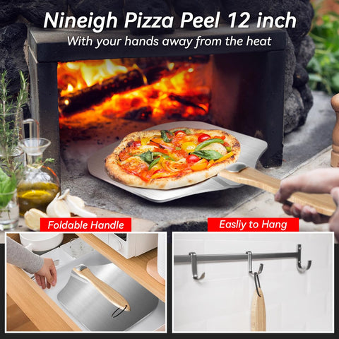 Gyreuni 3-in-1 brush for stone and oven cleanup
