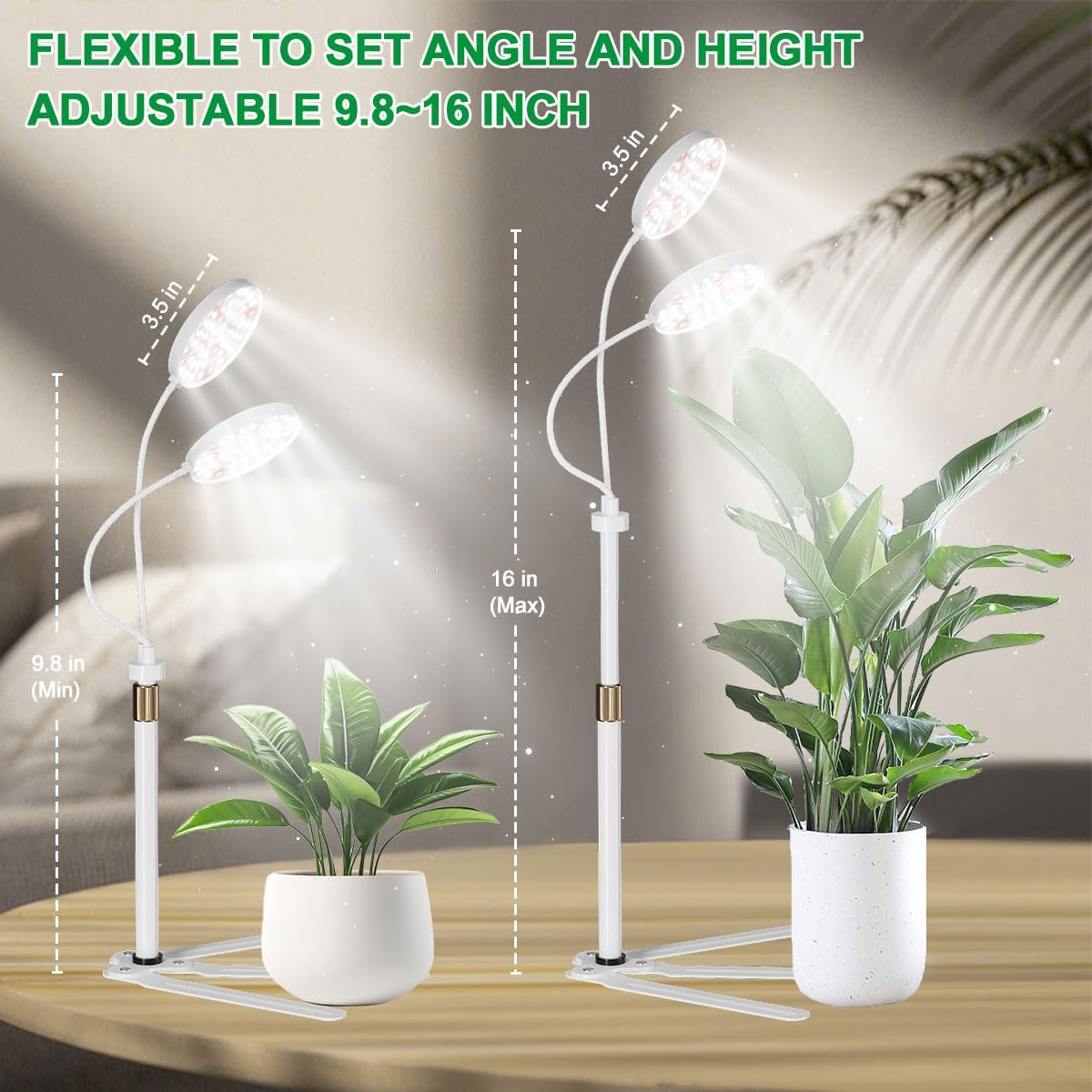GYTF Grow Light Dual Ring 3.5in assembly makes setup quick and easy.