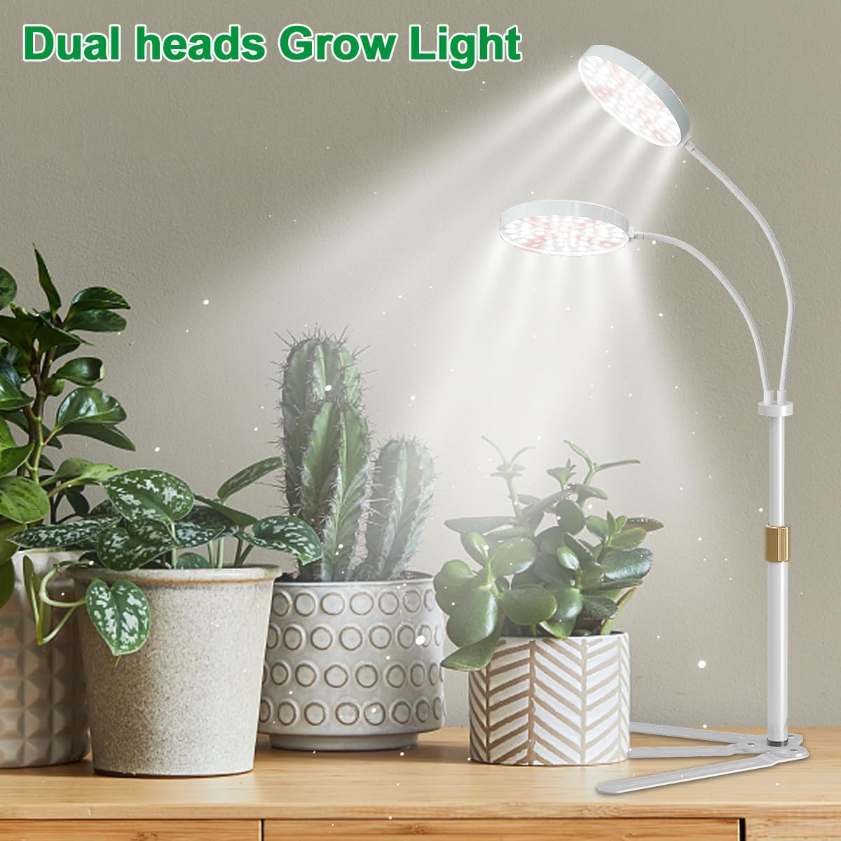 GYTF Grow Light Dual Ring 3.5in timer enables hands-off daily cycles.