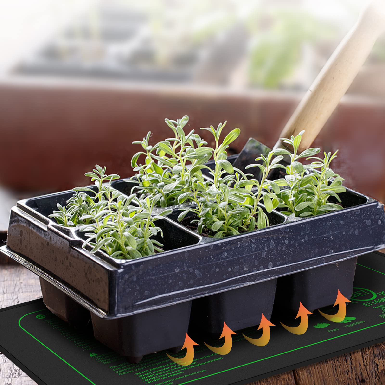 GYTF seedling heat mat IP67 waterproof surface simplifies cleaning after use.