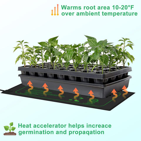 GYTF seedling heat mat with uniform heating ensures edge-to-edge warmth.