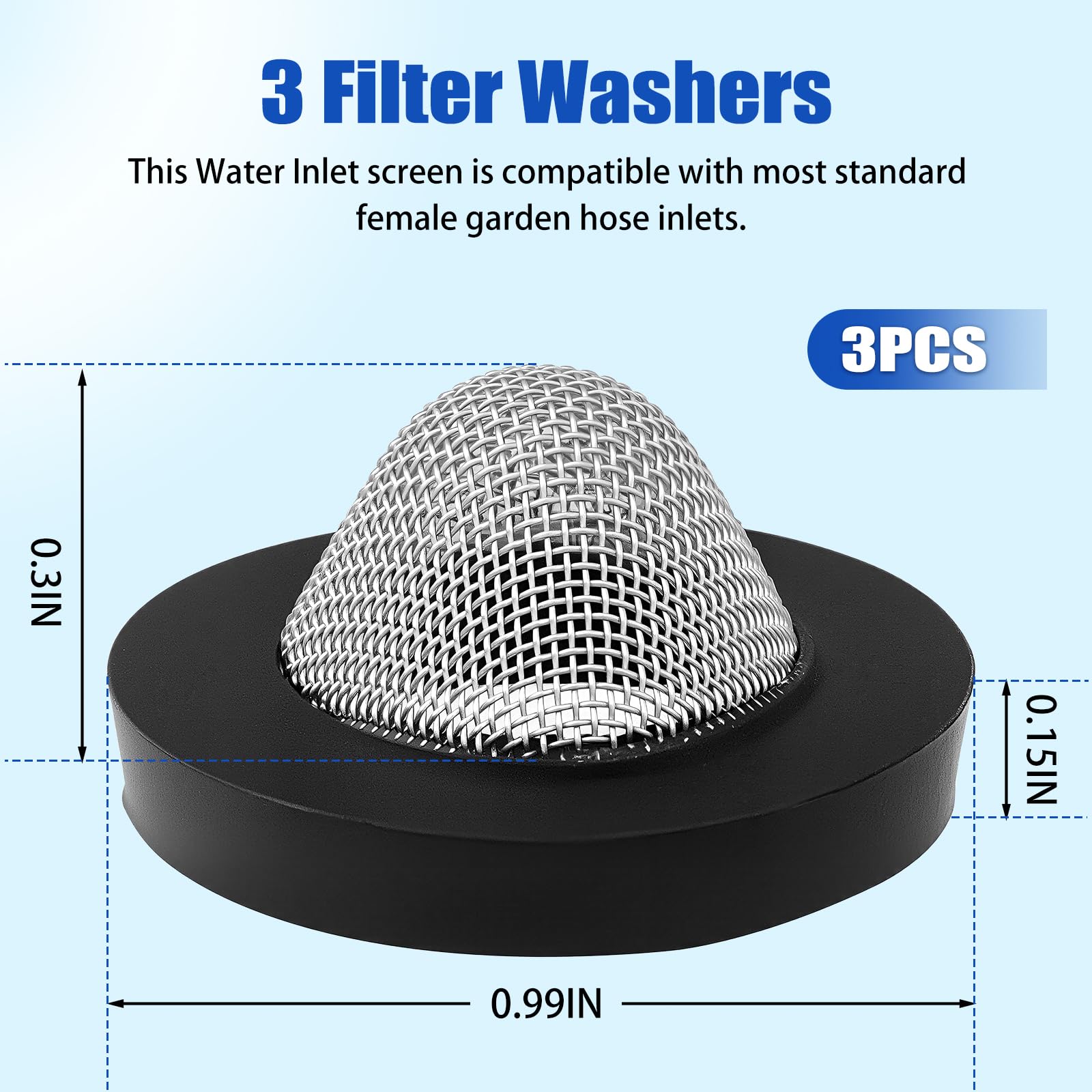 GYUTONG pump filter assembly displayed for Simpson and other pressure washer brands