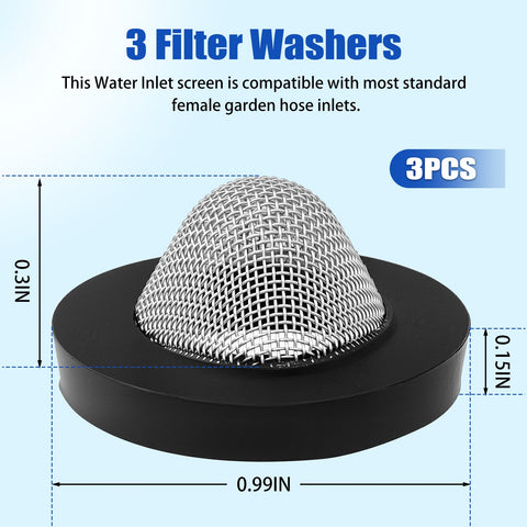 GYUTONG pump filter assembly displayed for Simpson and other pressure washer brands