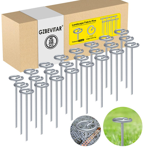GZBEVITAR circle-top 6inch landscape pin anchors fabric securely.
