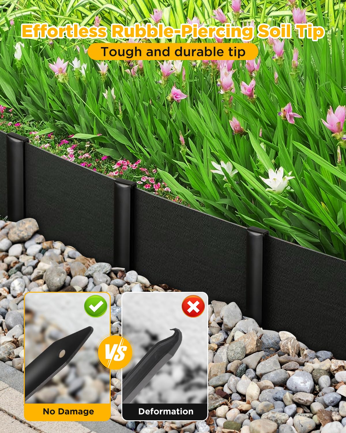 GZBEVITAR micro arc tip penetrates soil for easy installation