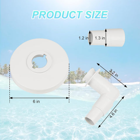 Easy installation: connect the hose to the inlet and start vacuuming