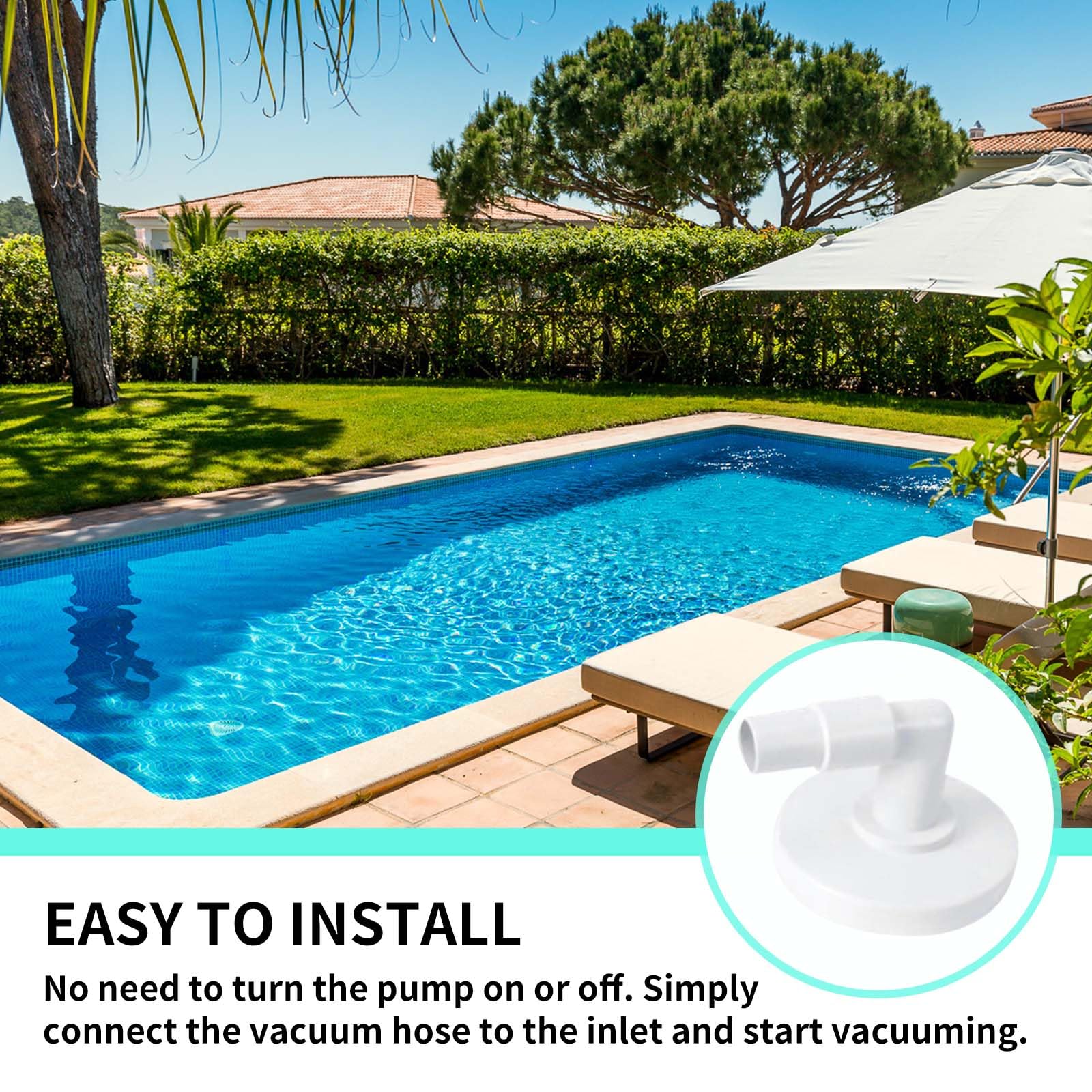 Ideal upgrade for above-ground pools needing quick skimmer adjustments