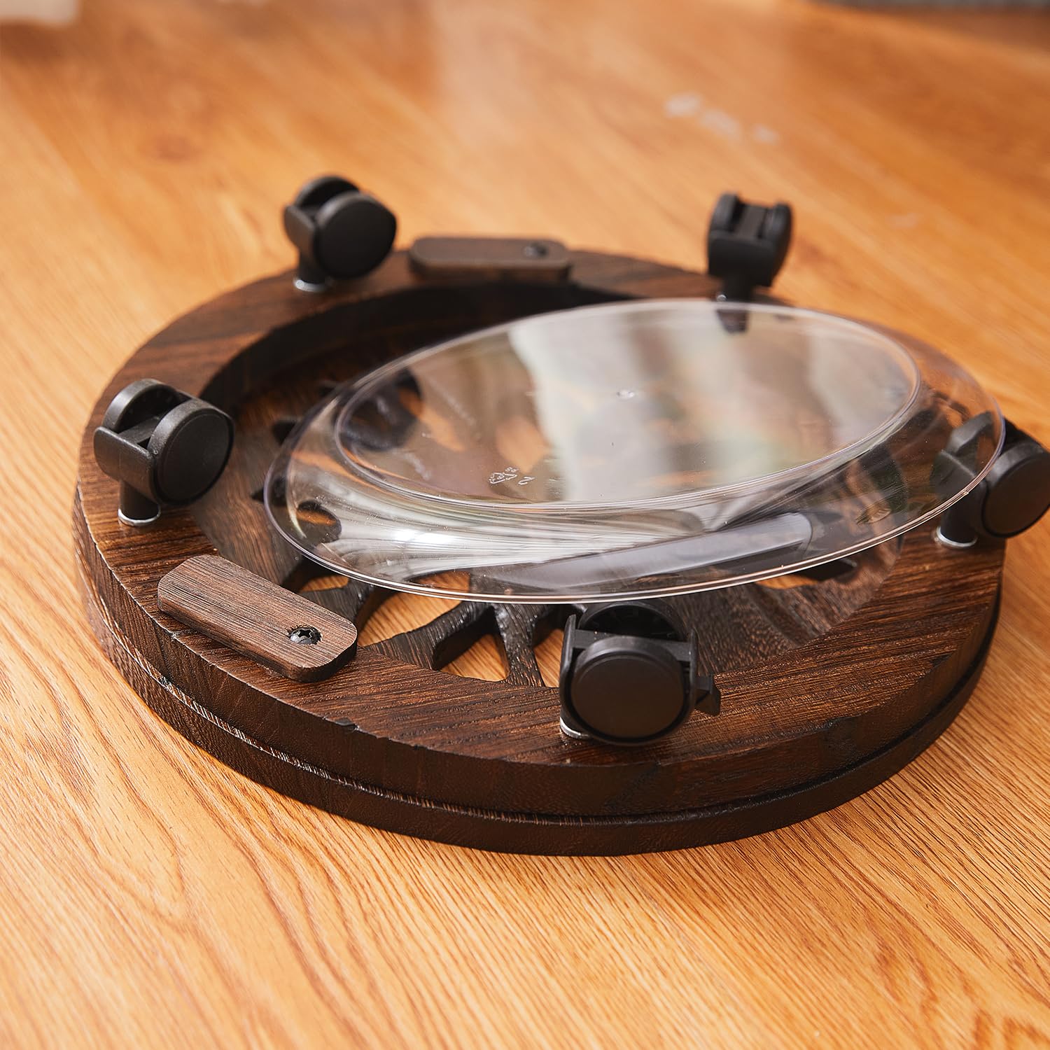 GZQWDC heavy-duty brown base suitable for indoor and outdoor use.