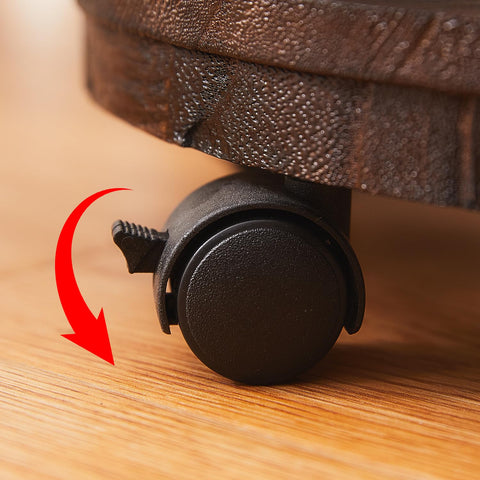 GZQWDC lockable wheels keep your plant securely positioned.