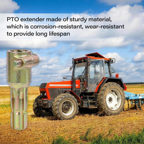 GZZTORES PTO extender extended length reduces wear on shaft.
