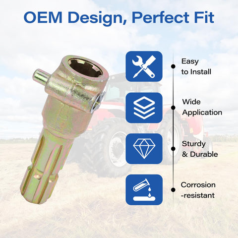 GZZTORES metal PTO extender close-up highlights durable construction.