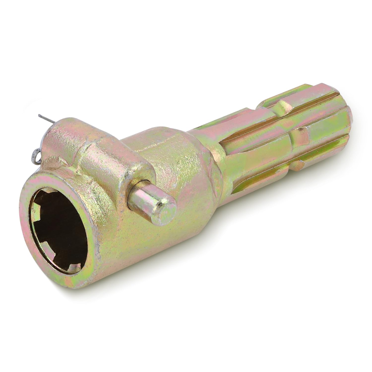 GZZTORES PTO extender mounted on a tractor for safer extended reach.