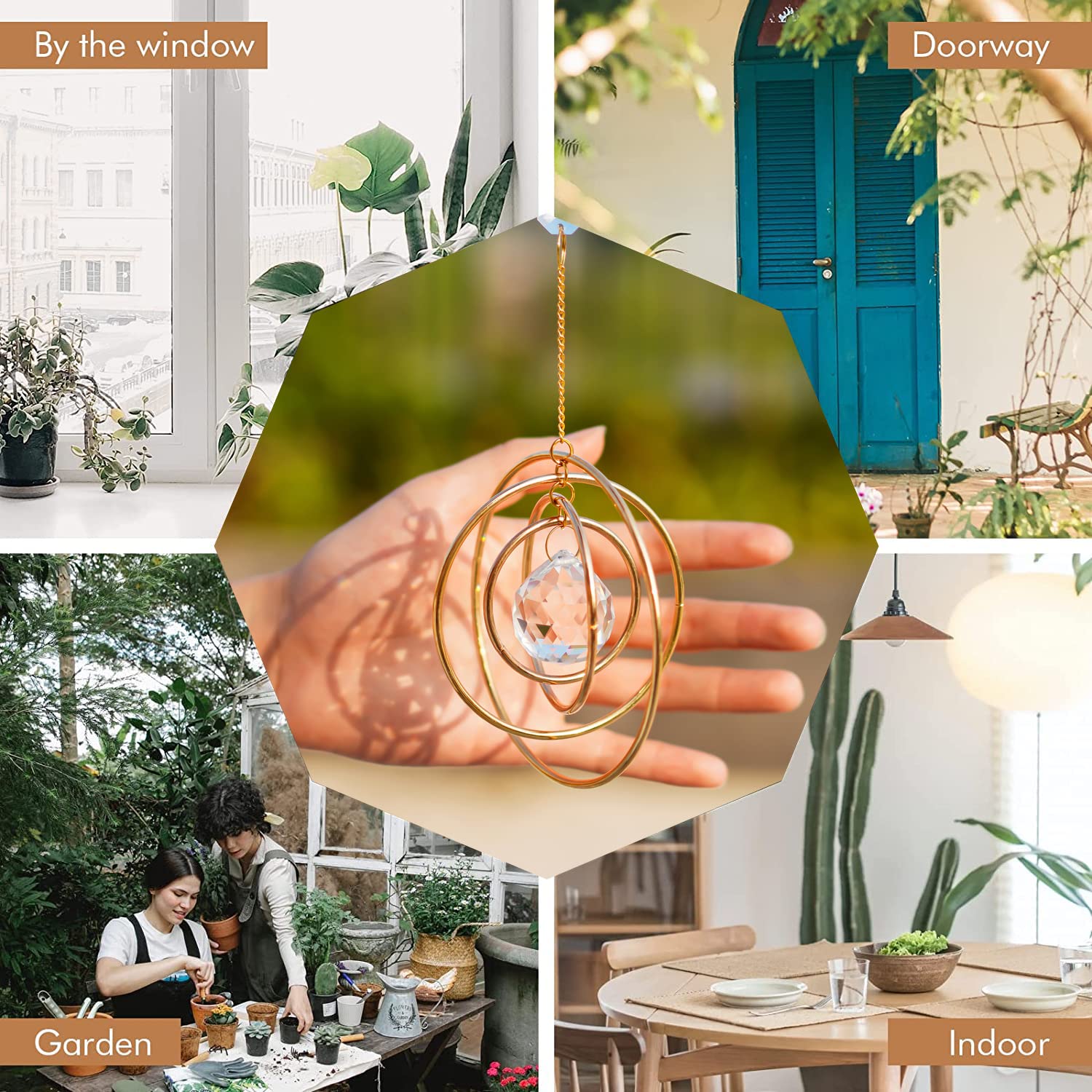 H&D Hyaline & Dora Crystal prisms brighten indoor and outdoor spaces