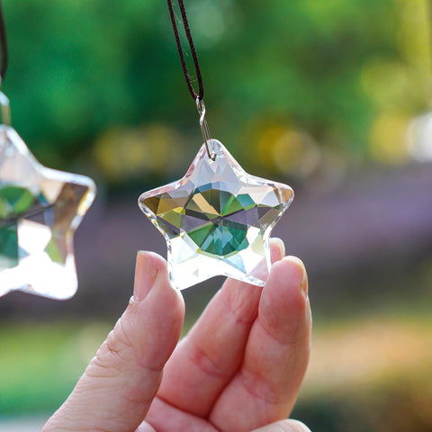 Gift-ready H&D HYALINE & DORA crystal star prism for celebrations
