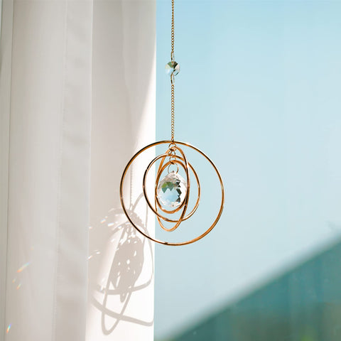 H&D Hyaline & Dora Glass wind chime decor for home or garden