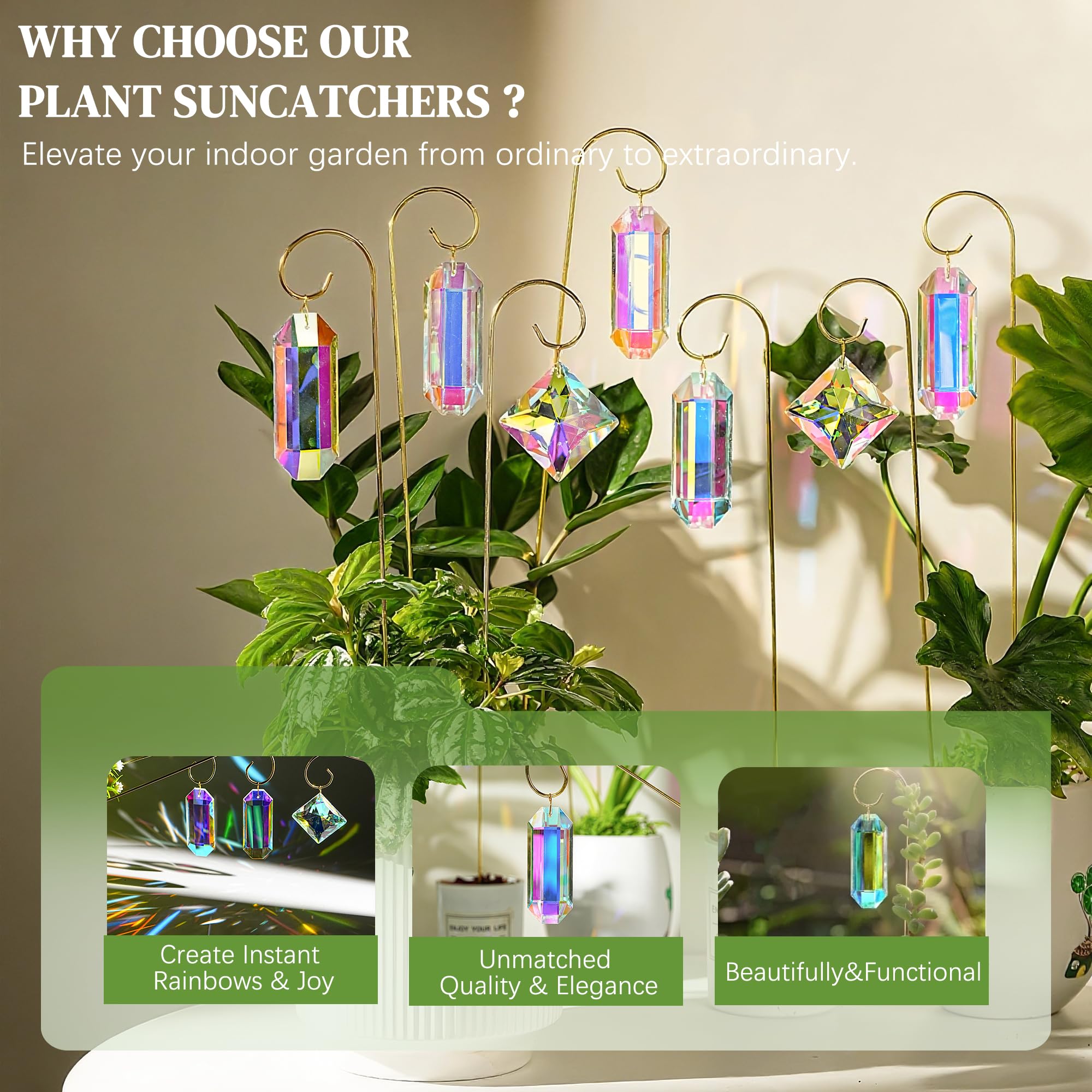 H&D HYALINE & DORA easy-install stake adds instant charm to pots and planters