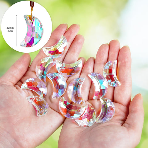H&D HYALINE & DORA outdoor garden prisms shimmer in sunlight.