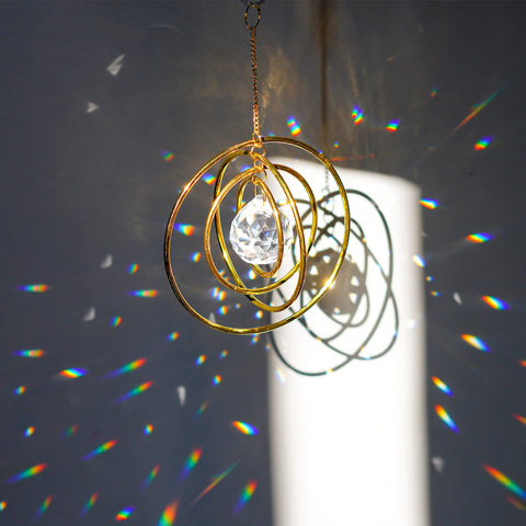 H&D Hyaline & Dora Rainbow Prism on glass ball creates sparkling color