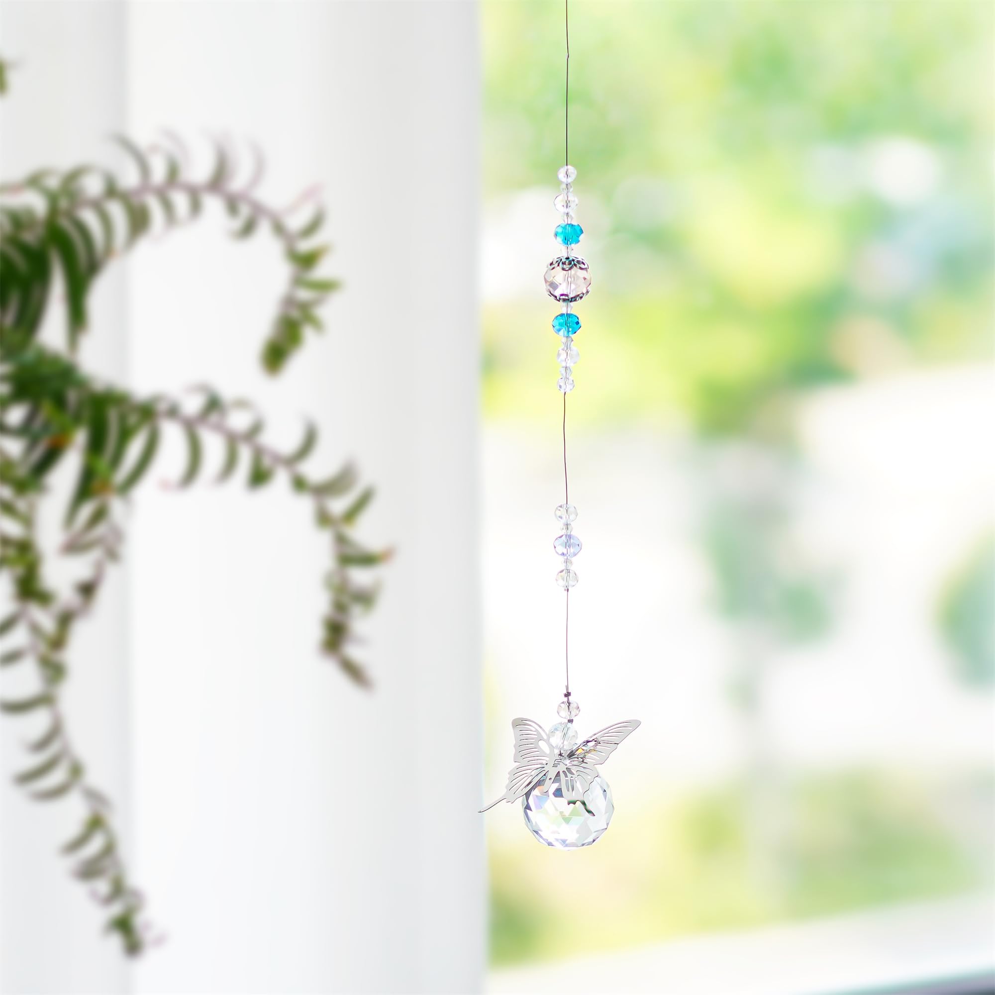 H&D HYALINE & DORA sun catcher disperses light into rainbow flecks across walls