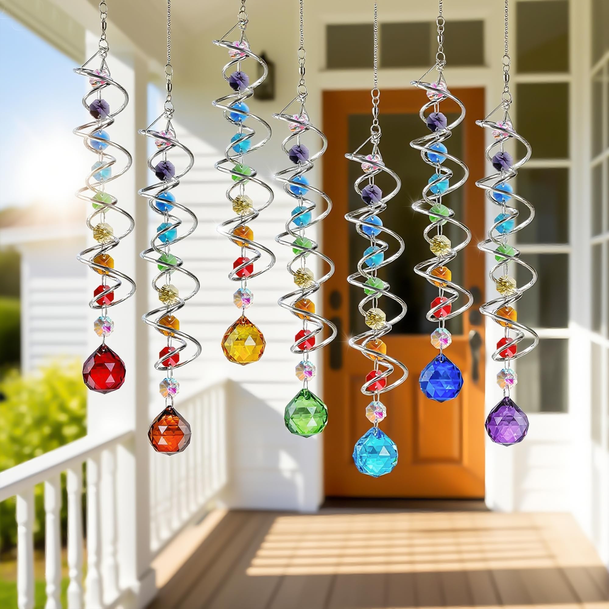 H and D Hyaline and Dora versatile suncatchers for windows trees balconies.