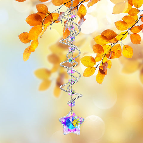 H&D Hyaline & Dora stainless steel suncatcher resists weather for lasting outdoor display.