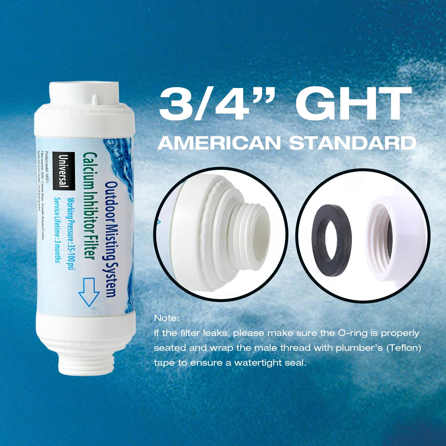 H&G Lifestyles versatile-use filter supports patio cooling, camping, and aquariums.
