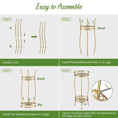 H HOMEXIN heavy-duty plant shelf supports up to 100 lb.