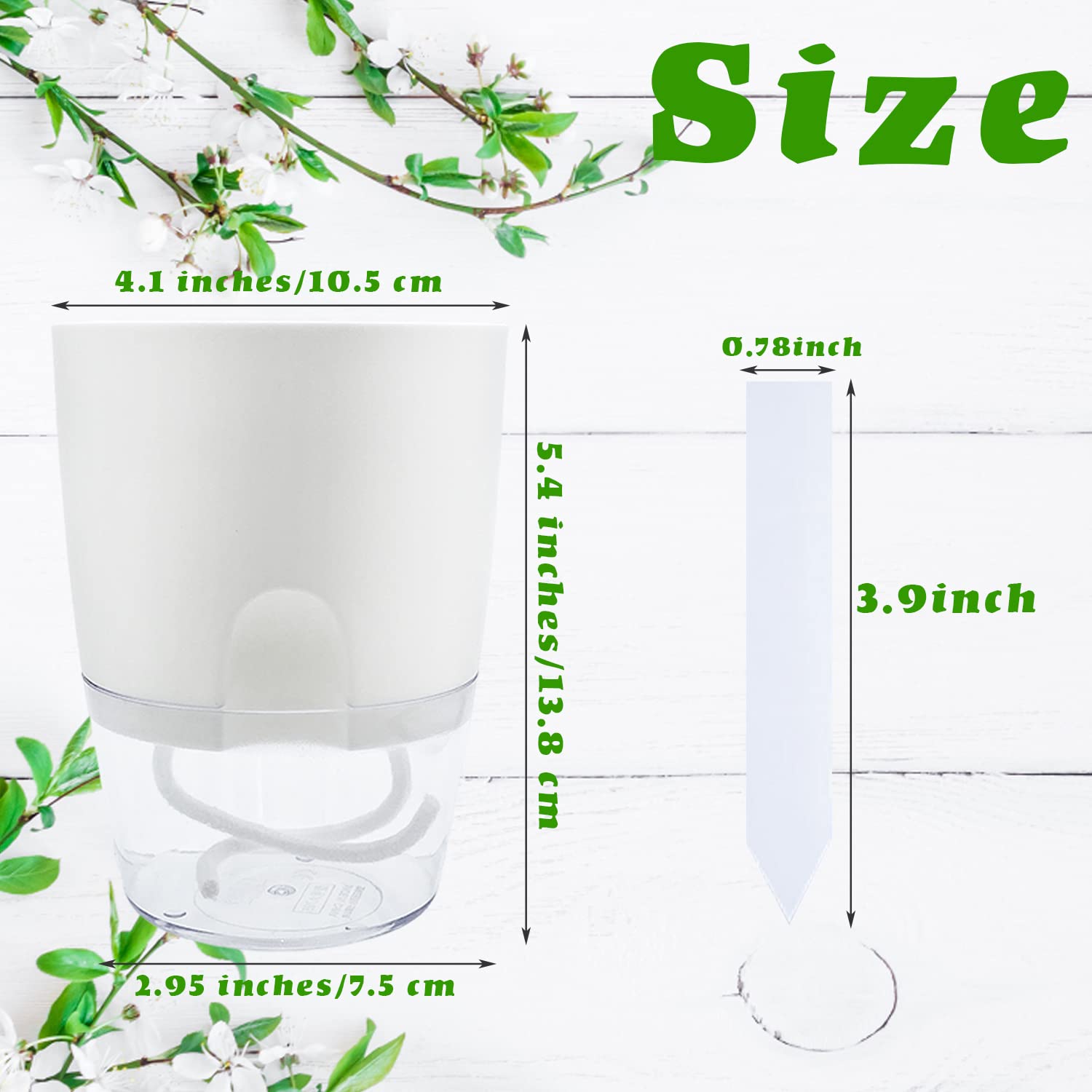 Haawooky transparent water storage base visible moisture level for easy refills.