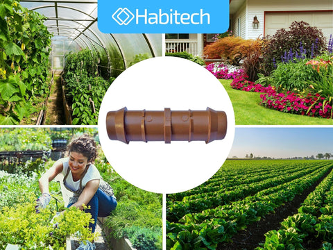 Habitech leak-free barbed fit minimizes leaks during maintenance.