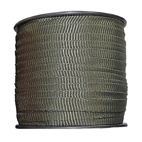 Habitech tree-tie strap olive green 250ft for treestaking and gentle support.