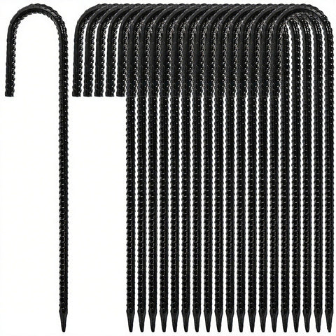 Hacaroa 12-inch rebar stakes provide reliable ground stability for tents and canopies.