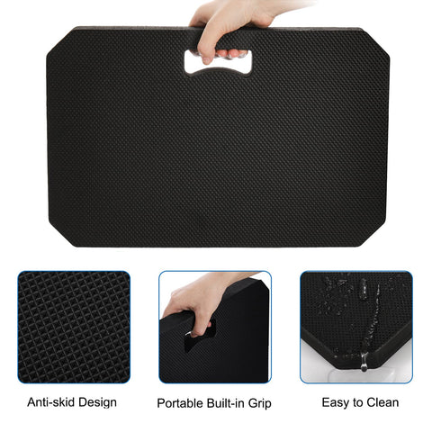 Hacaroa kneeling pad 1.5-inch thickness cushions knees during tasks.