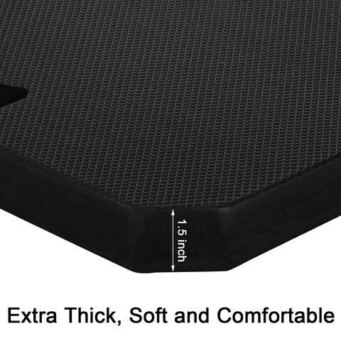 Hacaroa kneeling pad with water-resistant surface for easy cleaning.