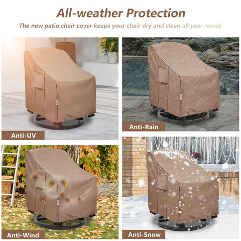 Hadisi vented air design chair cover reduces condensation for drier furniture.