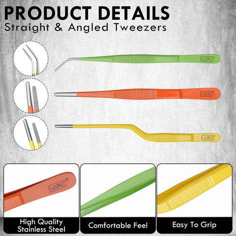 Hadiz ergonomic-grip tweezers reduce hand fatigue during gardening
