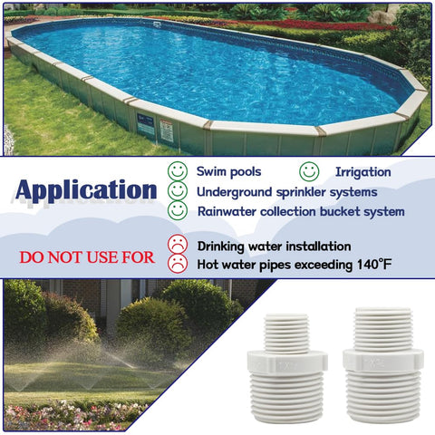 HayEastdor 10-pack nipples offer durable, easy-install connections for cold-water lines