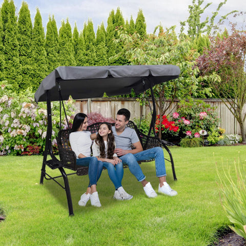 Hagsfire canopy easy to install, quick setup complements casual outdoor lounging.