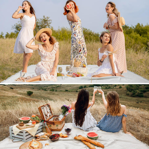 Hahafelt sand-proof blanket design reduces sand on fabrics