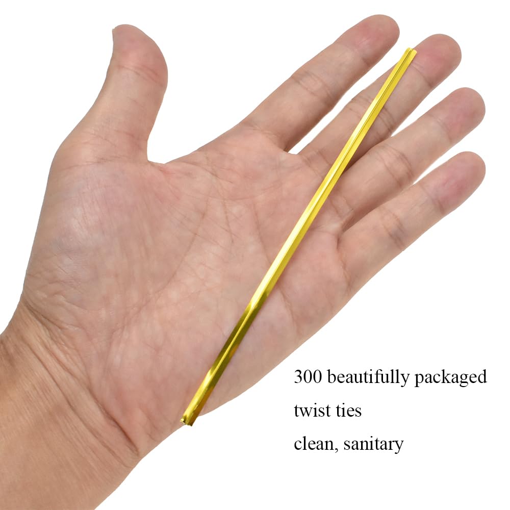 HAHIYO gift-wrap ties in gold elevate packaging with elegant shine.