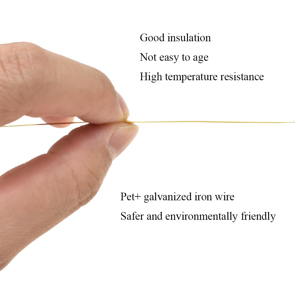 HAHIYO gold metal twist ties for durable, reusable packaging success.