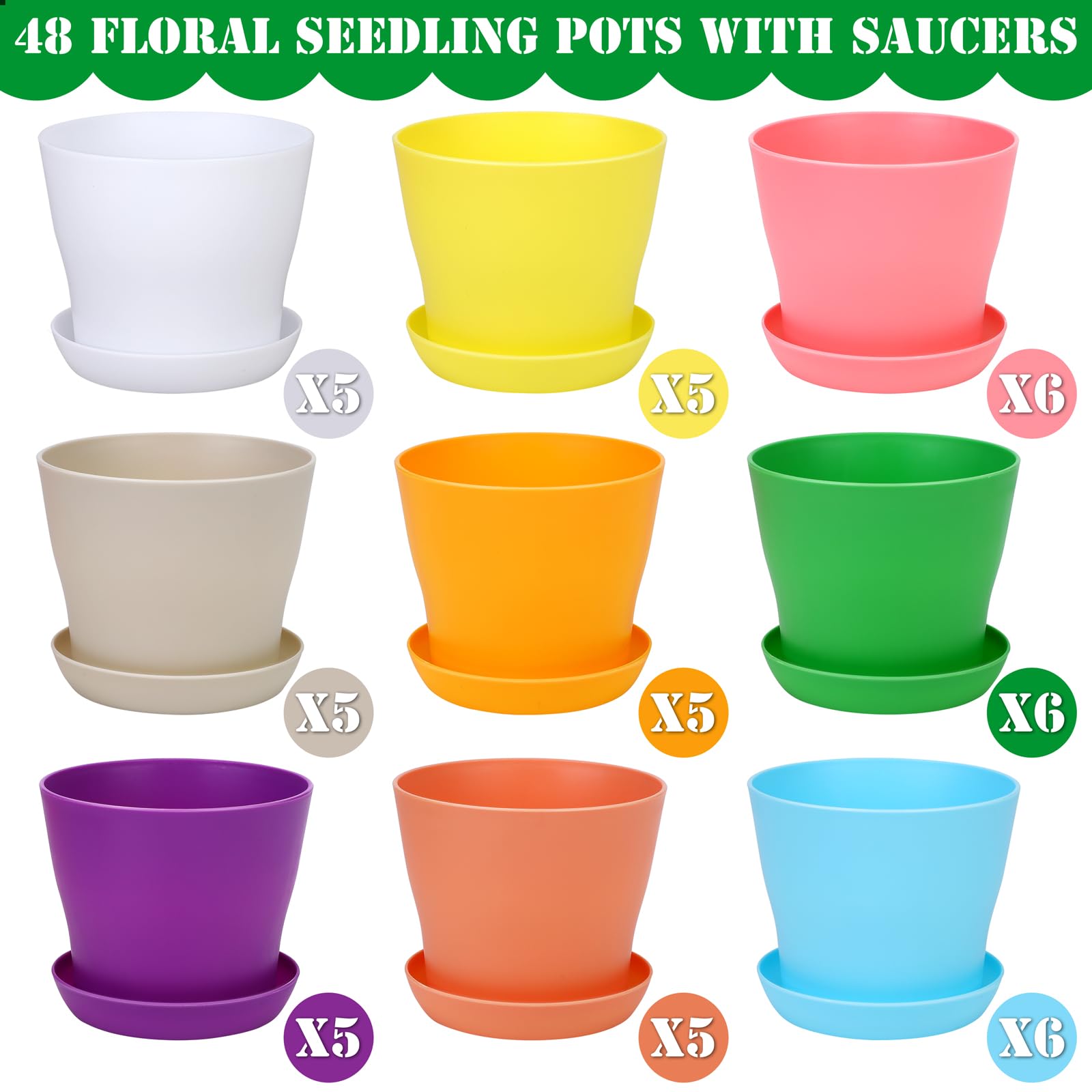 Hahood colorful plant labels help you track varieties and growth stages easily.