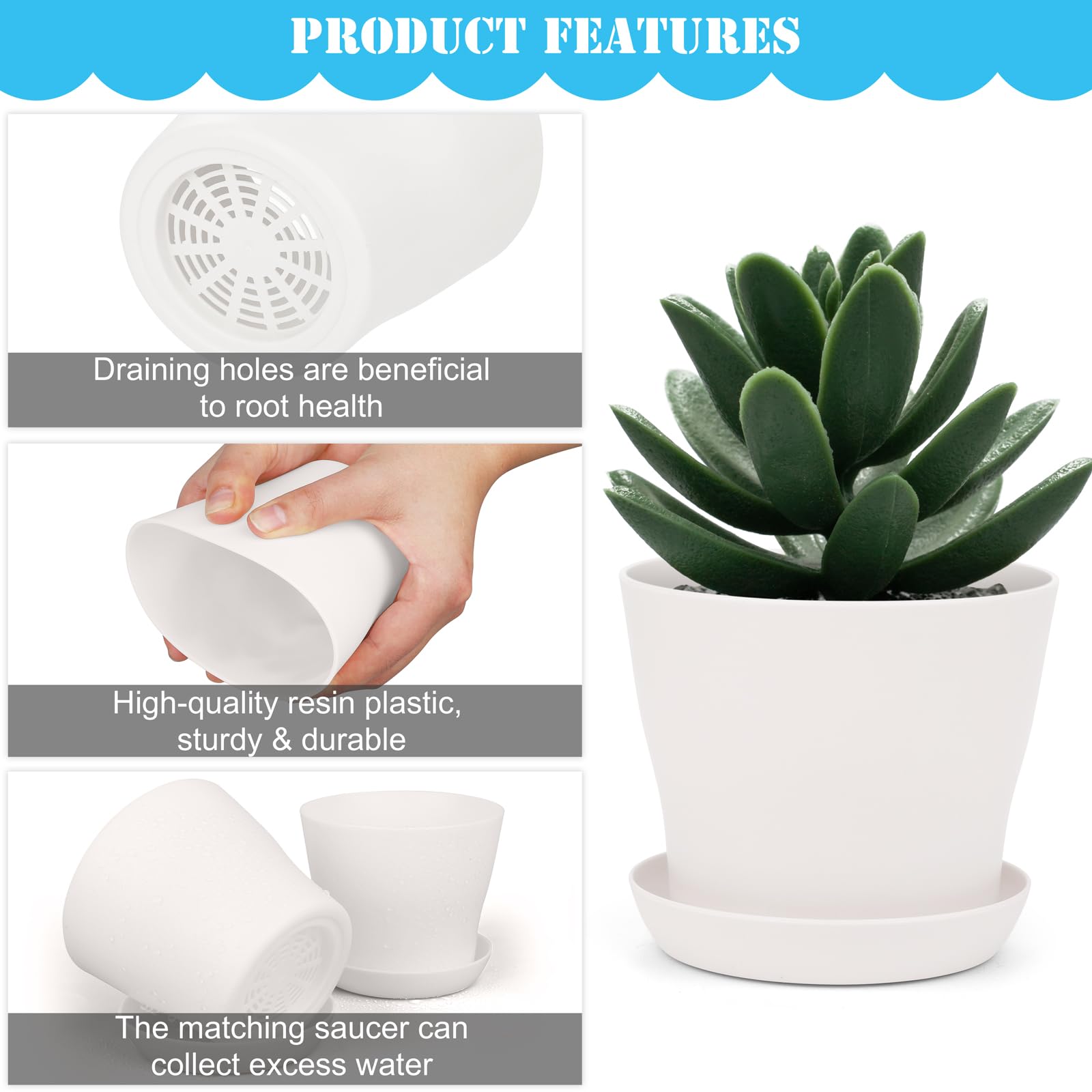 Hahood colorful plant labels for easy garden organization