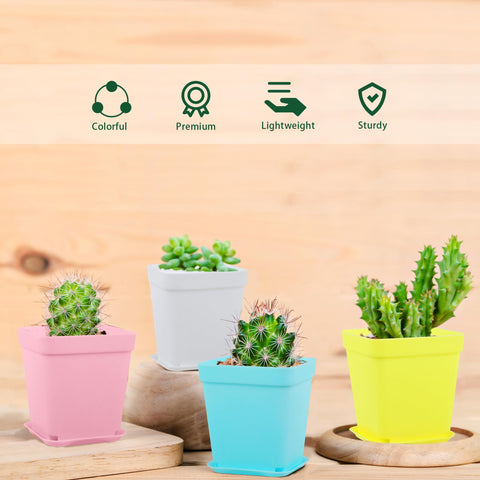 Hahood compact planters ideal for desks, balconies, and windowsills