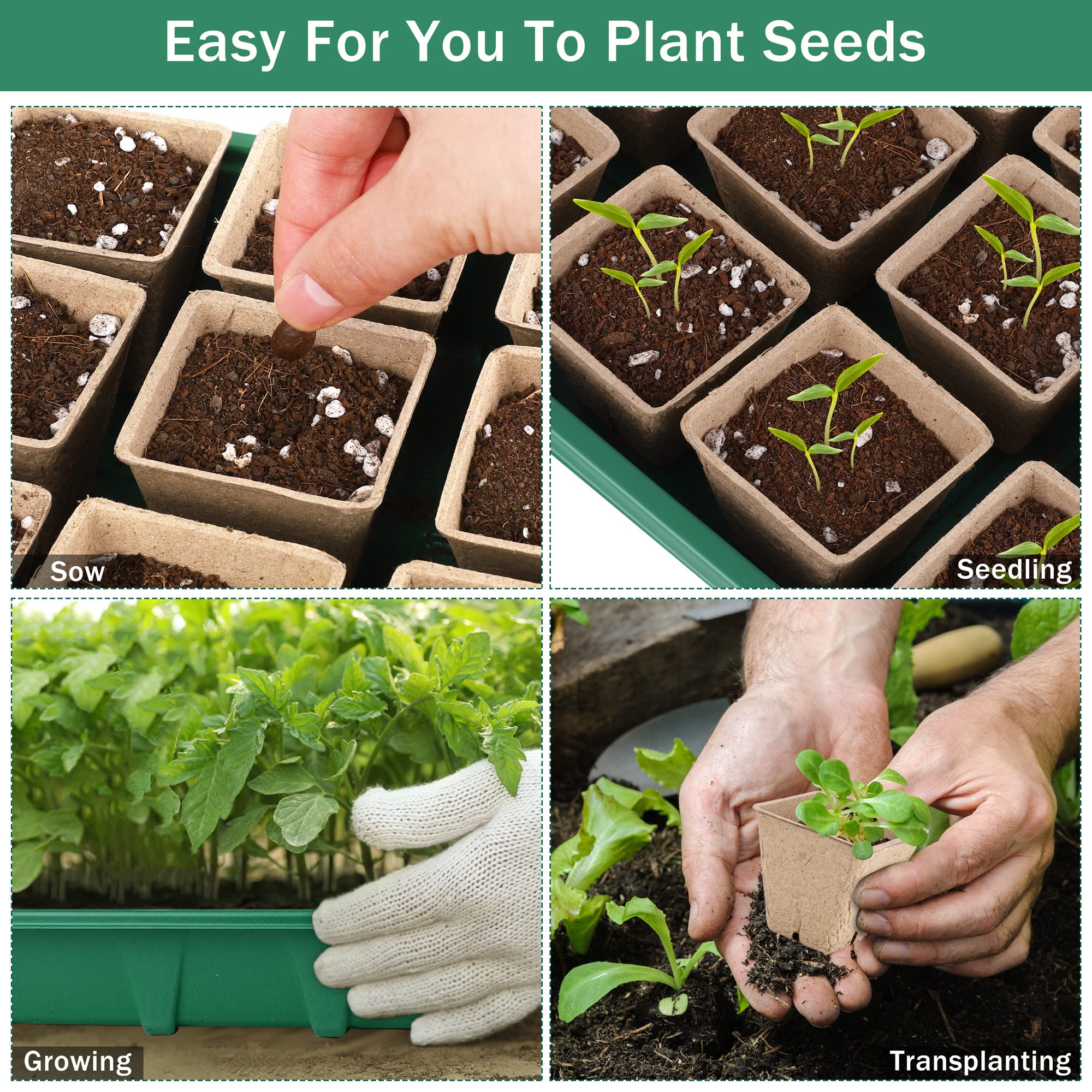 Hahood kit supports herbs, flowers, and vegetables from seed to sprout.
