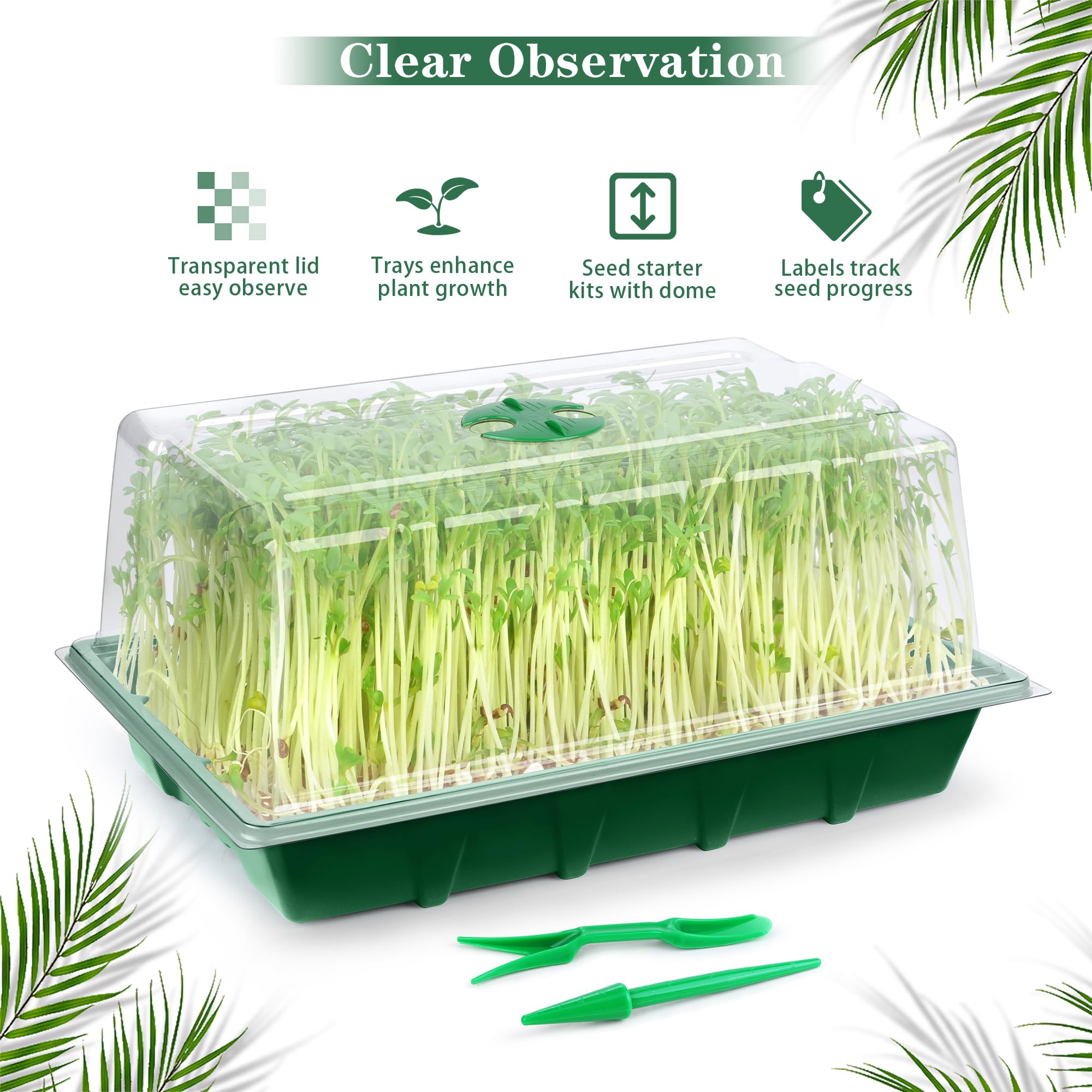 Hahood white plant labels keep seeds organized during propagation