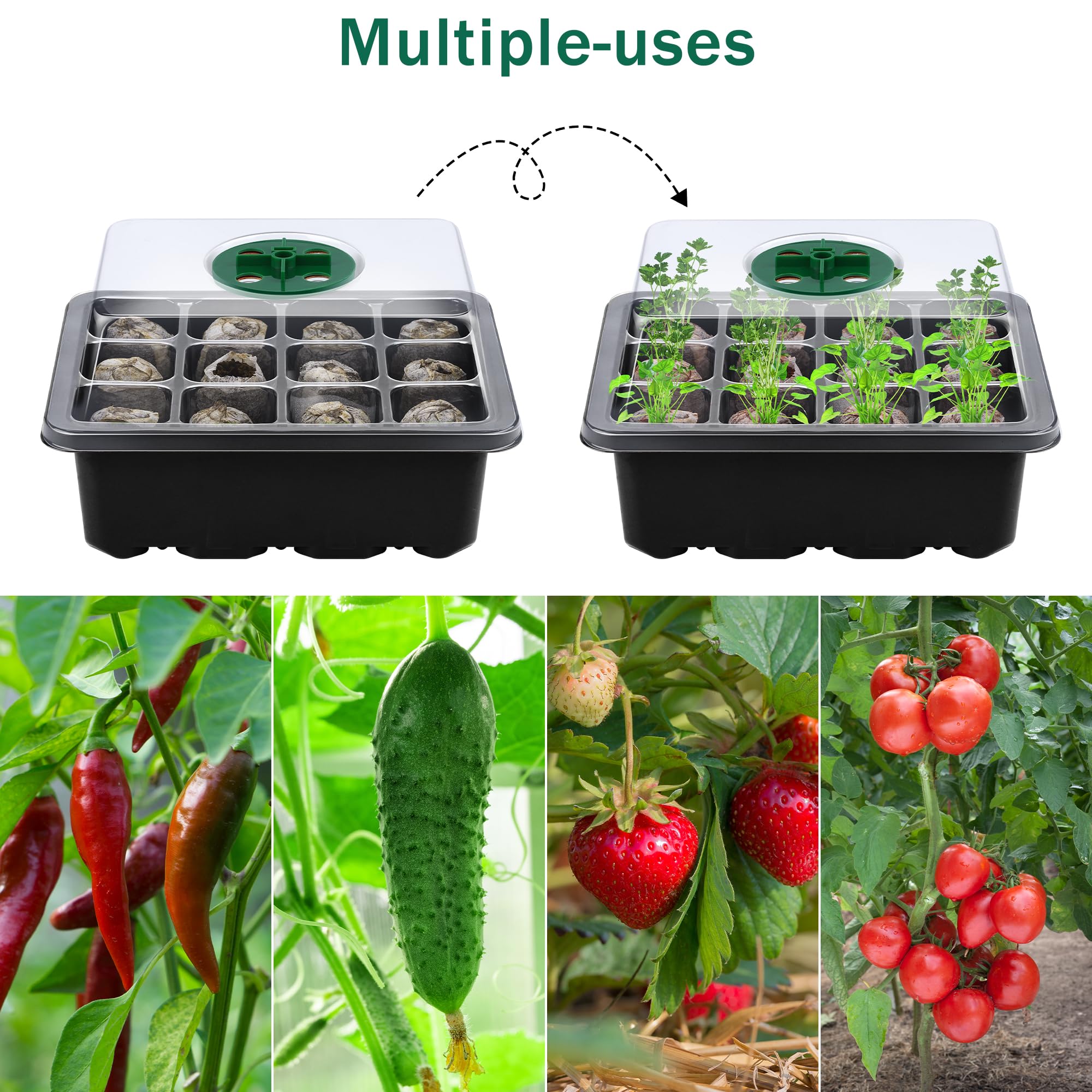 Hahood garden tools set for precise seedling care and handling