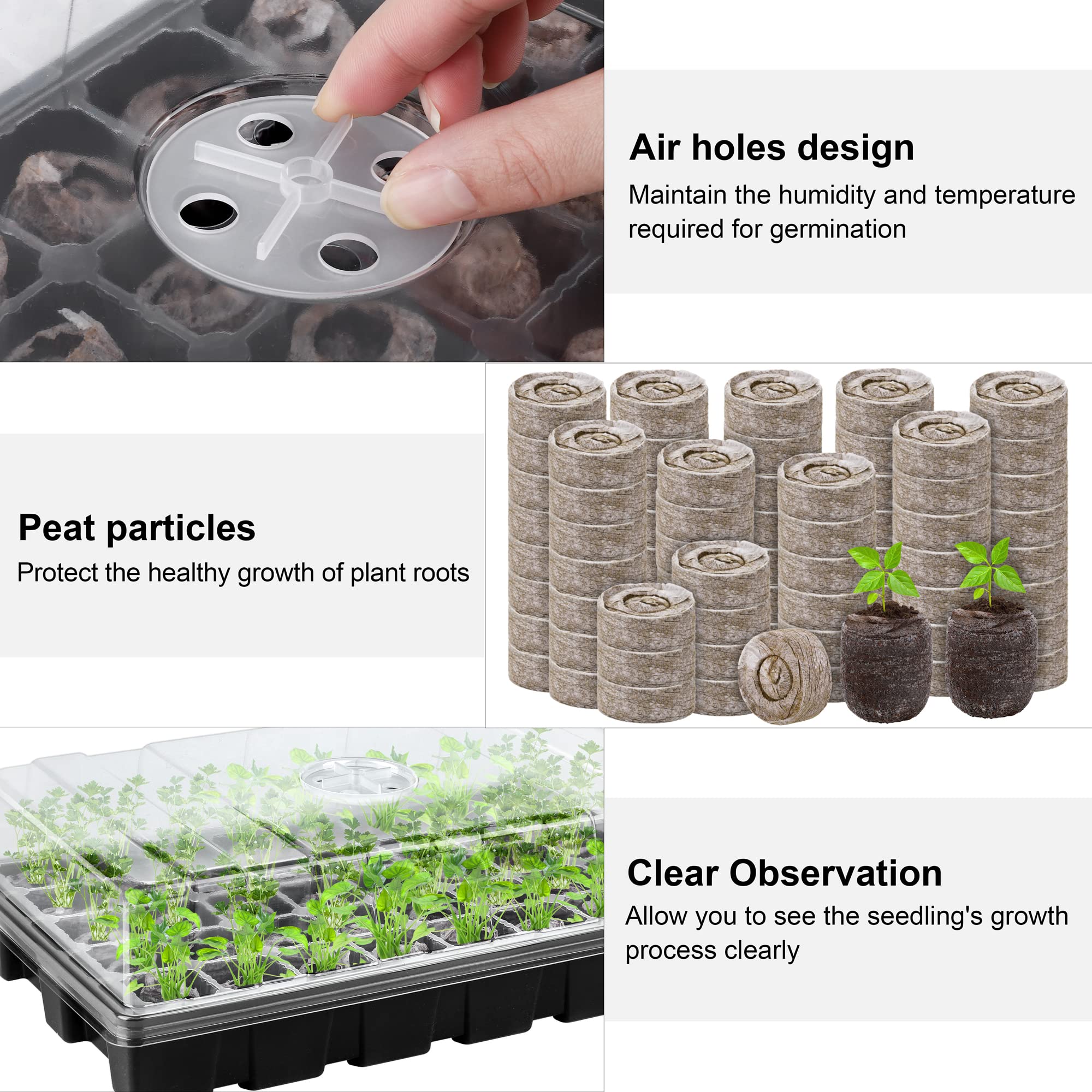 Hahood plant labels help organize seedlings and track varieties.