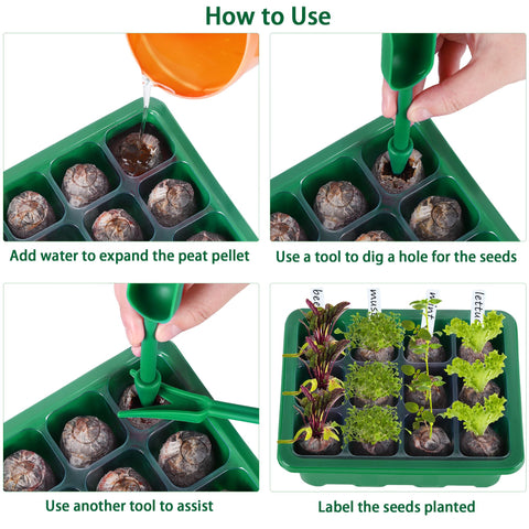 Hahood transparent lid maintains humidity for consistent seedling growth